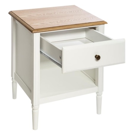 Chevet 1 tiroir Solen Blanc Atmosphera