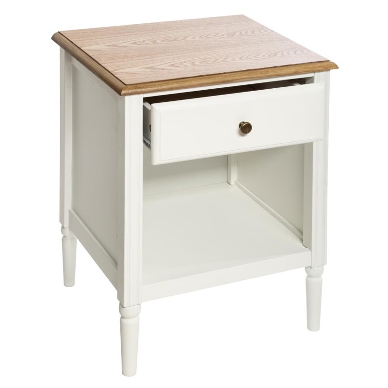 Chevet 1 tiroir Solen Blanc Atmosphera