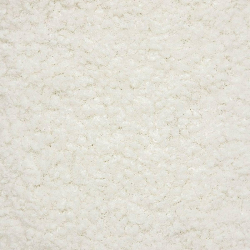 Tabouret D'appoint Inuit bouclette Blanc Atmosphera