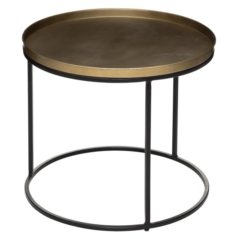 Lot de 2 tables café Basile Doré Atmosphera
