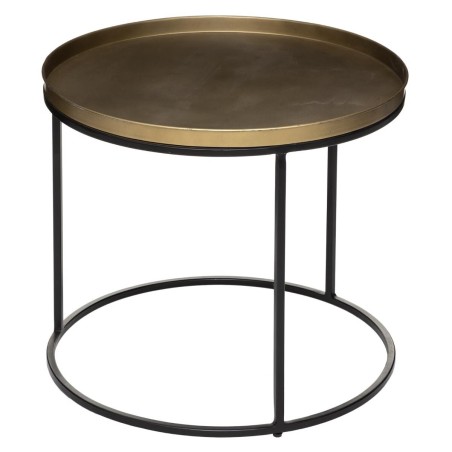 Lot de 2 tables café Basile Doré Atmosphera