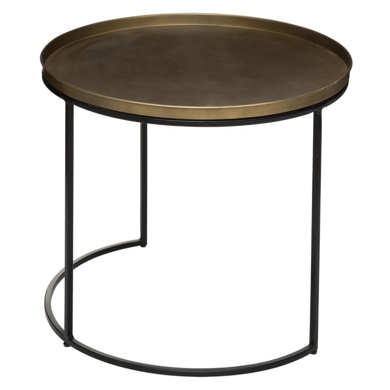Lot de 2 tables café Basile Doré Atmosphera