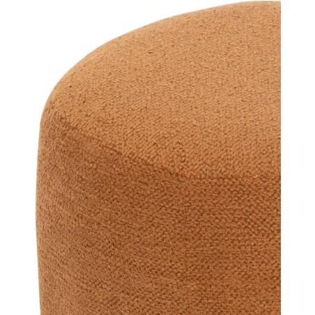 Pouf Amea Bouclette Rusty Ambre Atmosphera