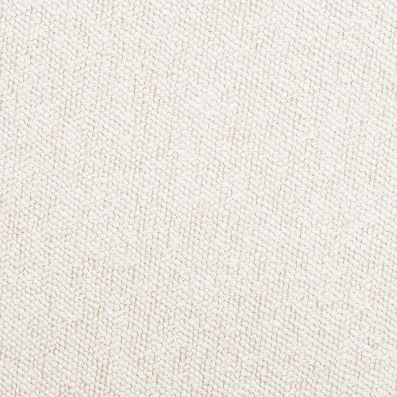 Pouf Galet Estria GM Bouclette Ivoire Atmosphera