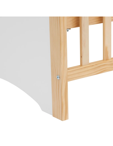 Lit bébé Dodo Nuage 60x120 Beige Laïba Kids