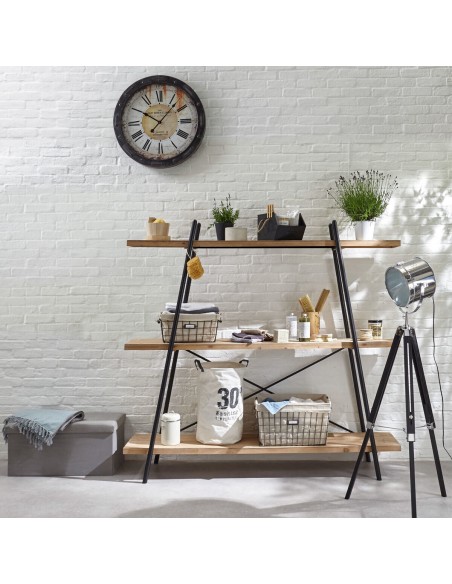 Lampadaire trépied Ebor H 152 Noire Atmosphera