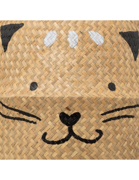 Panier Pliant Enfant En Roseau Chat D 35 Atmosphera For Kids
