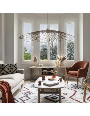 Fauteuil De Salon Sinel chenille Ambre Atmosphera