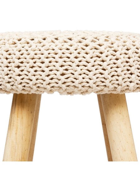 Tabouret D' appoint Suzette Beige Atmosphera