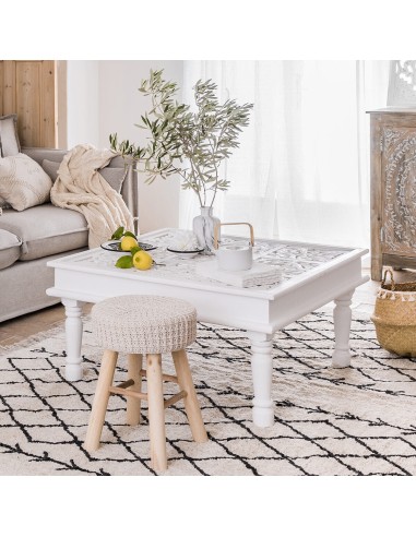 Tabouret D' appoint Suzette Beige Atmosphera