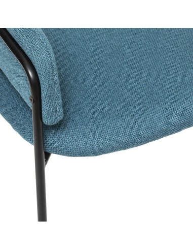 Fauteuil à diner Siron Bleu Canard Atmosphera