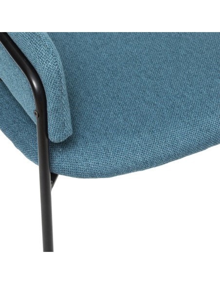 Fauteuil à diner Siron Bleu Canard Atmosphera