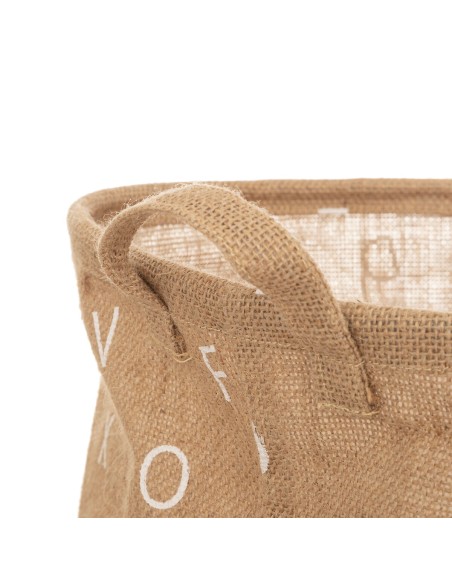 Panier Alphabet Pour Enfant D35 jute Beige Atmosphera For Kids