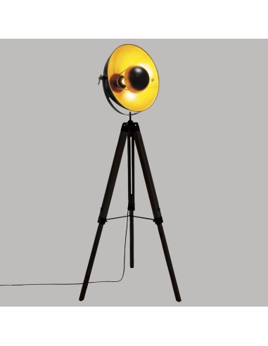 Lampadaire Trépied Lahti Noire Atmosphera