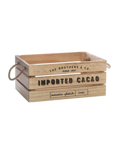 Lot De 3 Cagettes De Rangement Denys Naturel Atmosphera