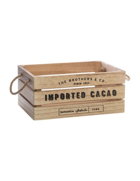 Lot De 3 Cagettes De Rangement Denys Naturel Atmosphera