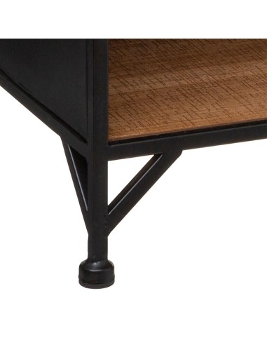 Table De Chevet 1 Tiroir Cierna Noire Atmosphera