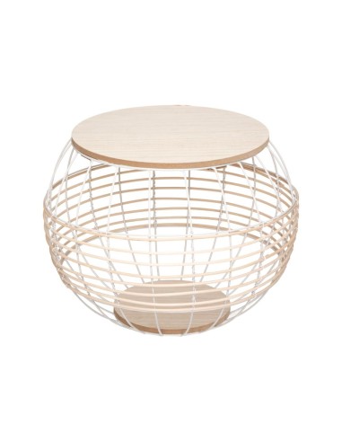 Lot De 2 Tables Café Juline Blanches Atmosphera