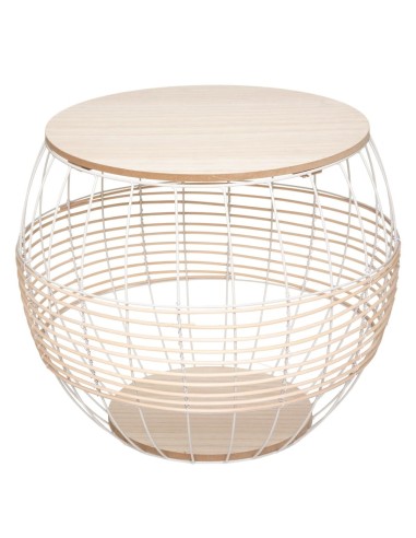 Lot De 2 Tables Café Juline Blanches Atmosphera