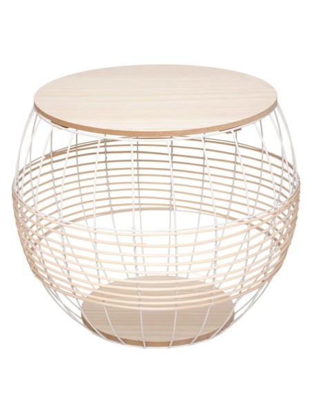 Lot De 2 Tables Café Juline Blanches Atmosphera