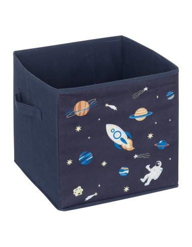 Lot De 2 Boîtes De Rangement Espace Bleu Atmosphera