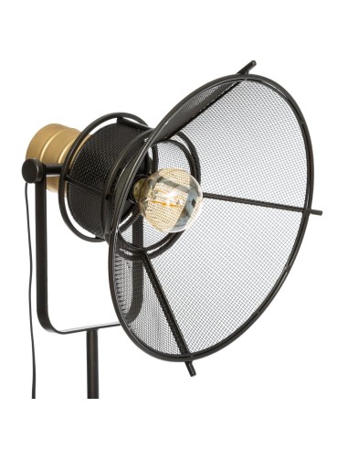 Lampadaire Trépied Rodo En Métal Noire Atmosphera