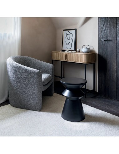 Table Café Totem Sohan Noire Atmosphera