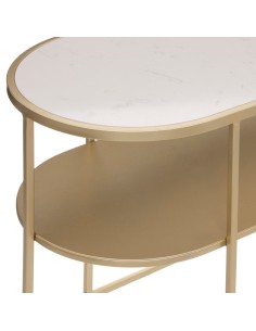 Table Café Paige Plateau Parbre Doré Atmosphera 2