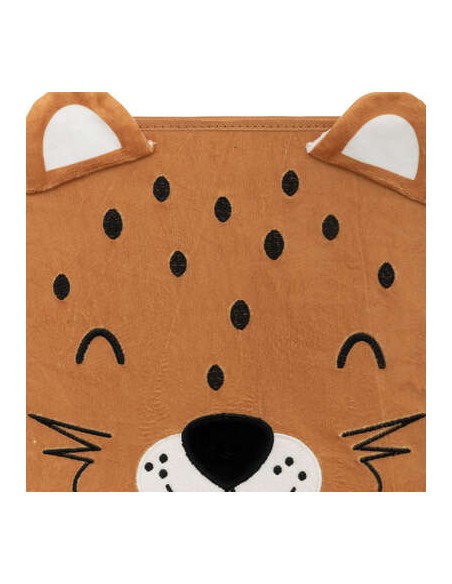 Boîte De Rangement En Velours Léopard Jaune Atmosphera For Kids