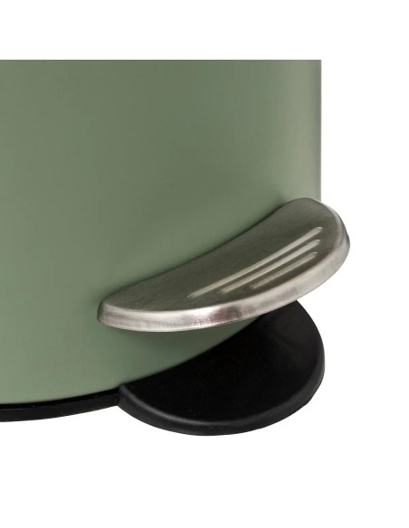 Poubelle à pédale Trio 3L Vert Kaki Five