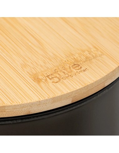 Poubelle à pédale Trio 3L Noire Five