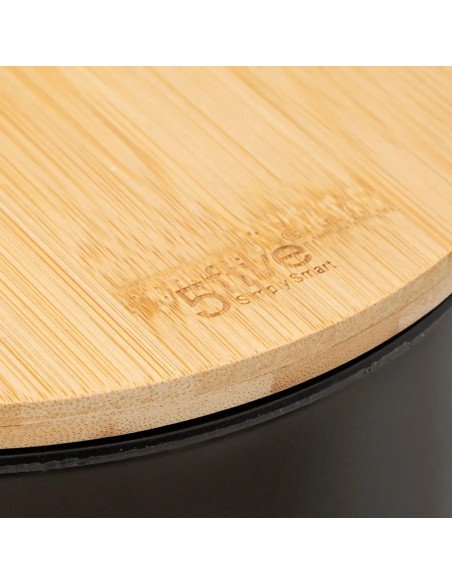 Poubelle à pédale Trio 3L Noire Five