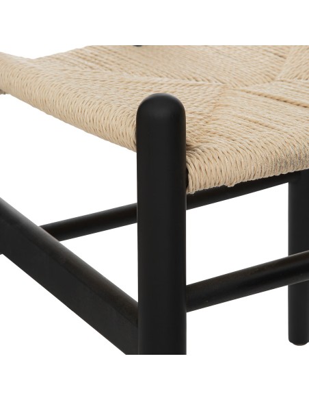 Fauteuil de dîner Priam Noir Atmosphera