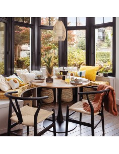 Fauteuil de dîner Priam Noir Atmosphera 2