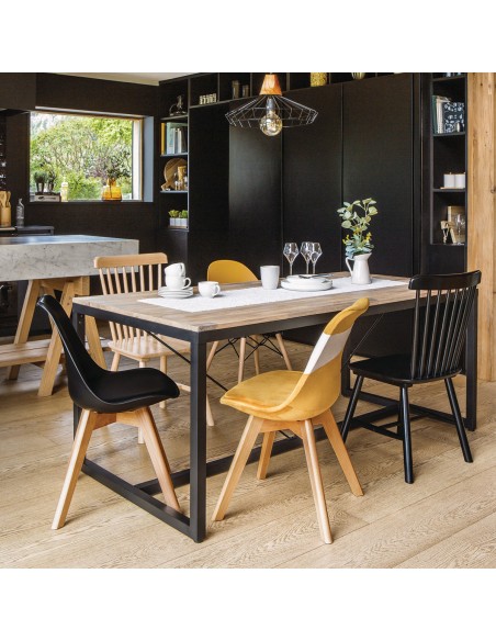 Chaise En Bois Isabel Naturel Atmosphera