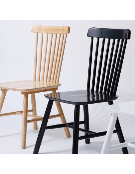 Chaise En Bois Isabel Naturel Atmosphera