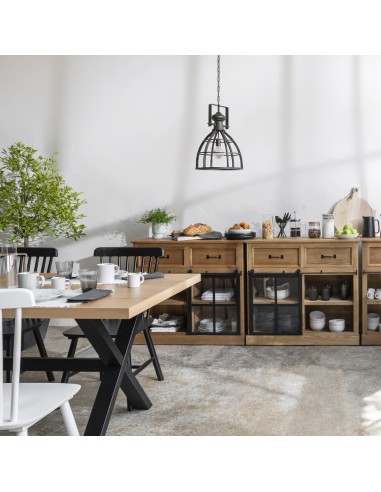 Chaise En Bois Isabel Noire Atmosphera