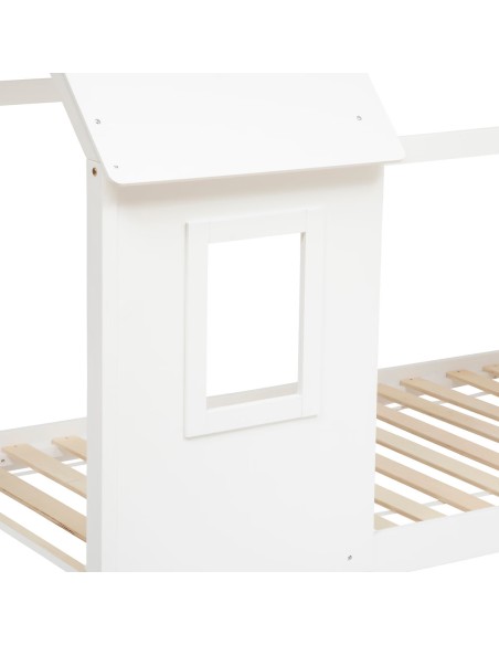 Lit Cabane Fenêtre Maison Du Bonheur 90x190 cm Laïba Kids