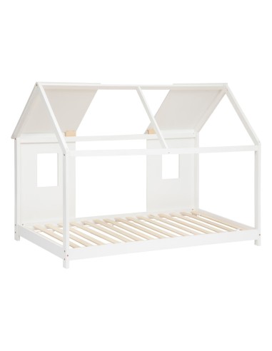 Lit Cabane Pour Enfant Fenêtre Blanc 90x190 Atmosphera For Kids