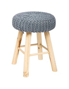 Tabouret D'appoint Suzette Gris Atmosphera