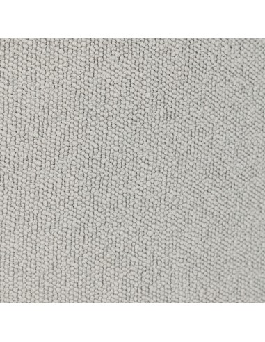 Pouf Galet Estria Bouclette Gris Atmosphera