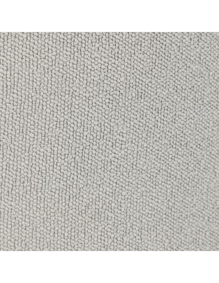 Pouf Galet Estria Bouclette Gris Atmosphera