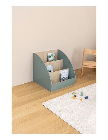 Bibliothèque Pour Enfant Léopard en bois Vert Atmosphera For Kids