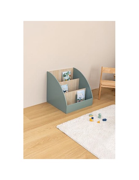 Bibliothèque Pour Enfant Léopard en bois Vert Atmosphera For Kids