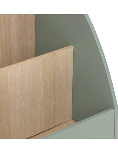 Bibliothèque Pour Enfant Léopard en bois Vert Atmosphera For Kids