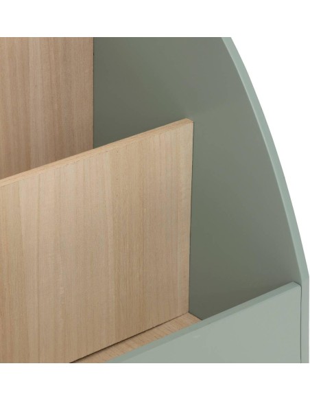 Bibliothèque Pour Enfant Léopard en bois Vert Atmosphera For Kids