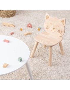 Chaise Pour Enfant Chat Pia En Bois Atmosphera For Kids 2