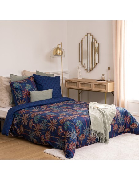 Parure De Lit Papira 240x220 Bleu Atmosphera