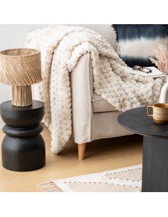 Table À Café Totem Jafar En Bois Noire Atmosphera 2