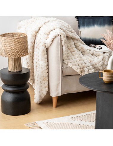 Table À Café Totem Jafar En Bois Noire Atmosphera